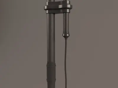 floor metallamp 3D model