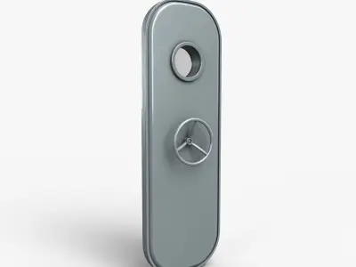 Pressurized Door Low-poly 3D model