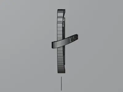 Warner Brothers Pictures Original Logo 3D model