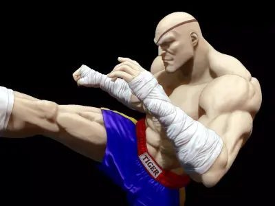Sagat 3D print model
