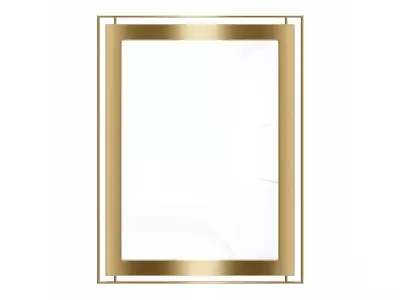Mirror in a metal frame GZ-M1098 3D model