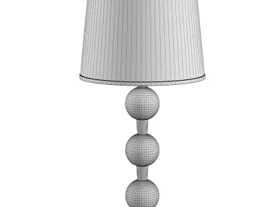 Hugo Barbell Table Lamp 3D model