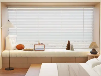 Comfortable bedroom 3D model