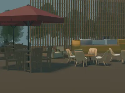 2022 Cafe-001 3D model