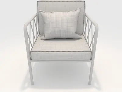 Sofa 1 Seater 15 3D model