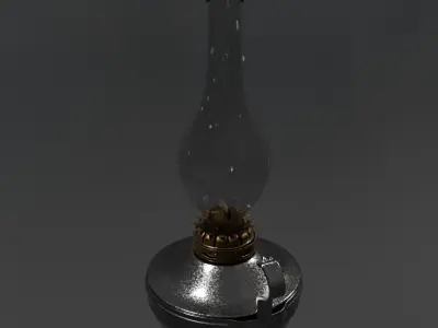 Kerosene lamp 3D model order