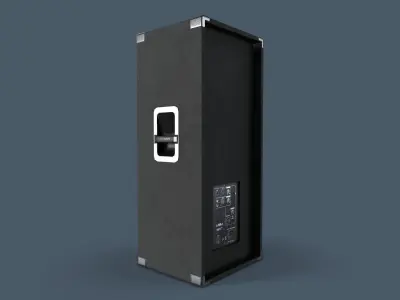 PA Speaker Low-poly 3D model