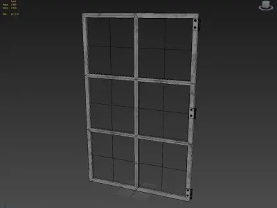old window frame  3D model