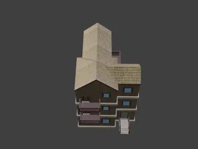 House Model 15 Low-poly 3D model