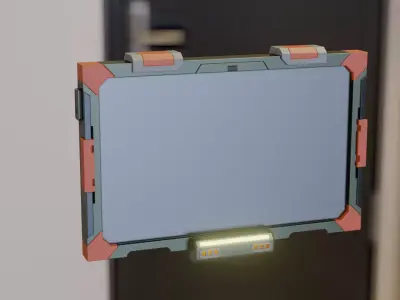 Sci Fi Monitor  3D model