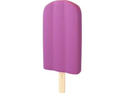 Ice Lolly v2 007 Low-poly 3D model