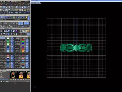 Geometric Chain Ring 3D print model