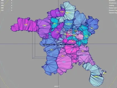 Ankara  Central Anatolia Region  Turkey map region geography 3D model