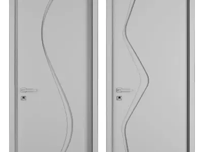 Entrance door set252 3D model