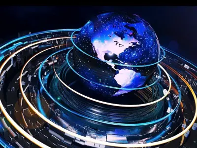 Broadcast Design 3D model