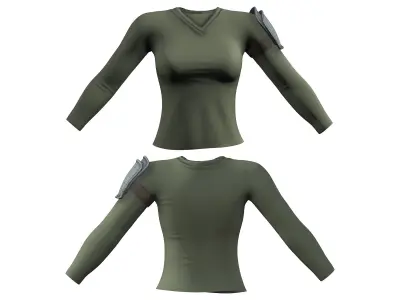 Sword Guerrilla Combat Outfit Low-poly 3D model