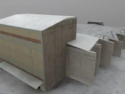 EDDH Storage 3 Low-poly 3D model