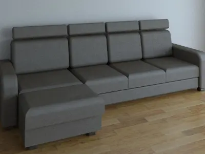 Corner sofa 3D model