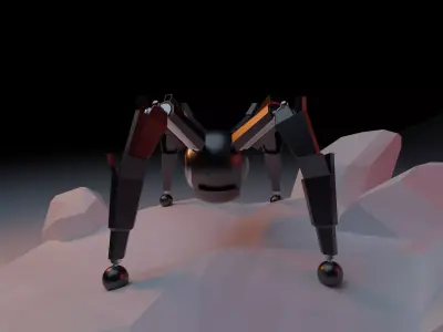 Arc Raiders Stylized Leaper 3D model
