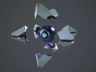 Ghost - Destiny 3D model