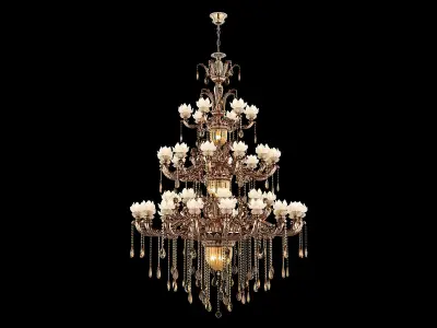 MD 89350-52 Osgona Chandelier 3D model