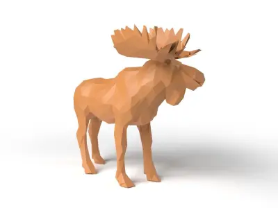 MooseII Low Poligonal Low-poly 3D model