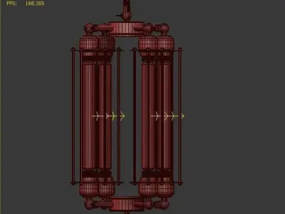 Hanging lamp LOFT HOUSE P-106 -1 3D model