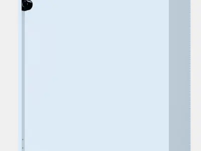 BESTA Shelf unit with door 53 Low-poly 3D model