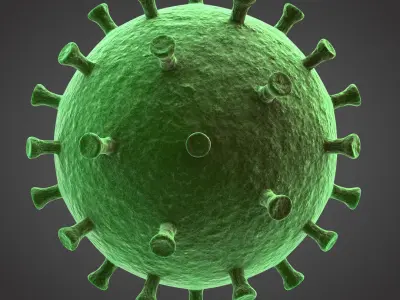 CORONAVIRUS  2019-Covid Free 3D model
