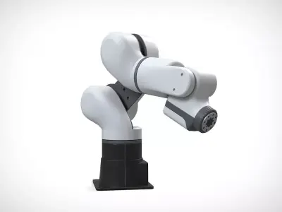 Robotic Arm 02 PBR Low-poly 3D model