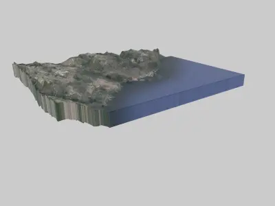 Toronto City Low-poly 3D model