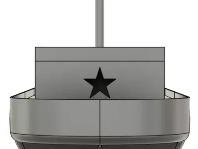 RC Christmas Ship Model 3D print model