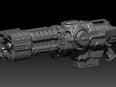 DOOM Eternal PlasmaGun 3D print model