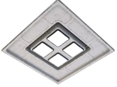 Futuristic Apartment Ceiling 3D model buy