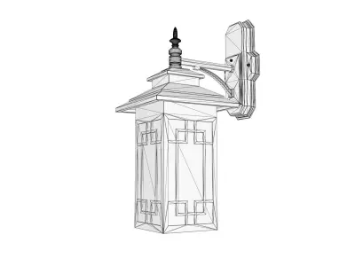 Korean Traditional Lamps 3D model