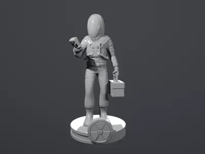 Chibi Artifact Researcher 3D print model