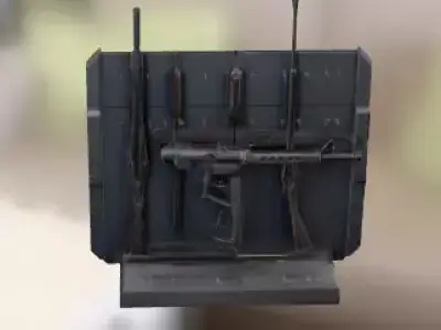 Weapon Rack Low-poly 3D model