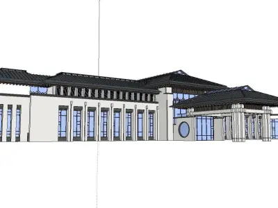 vacation spot-Resort-Fashion Leisure Hotel-0242 3D model