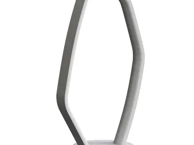  Vallerosa LED table lamp in brass 3D model
