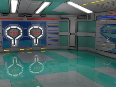 Sci Fi Room  3D model