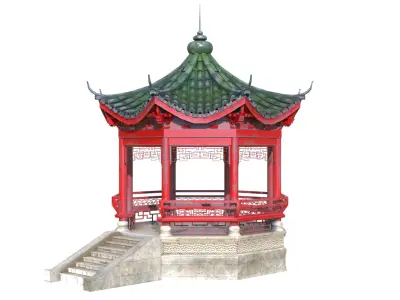 Pavilion 3D model 3