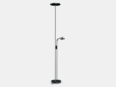 ISJAKT LED floor uplighter-reading lamp 1 Low-poly 3D model