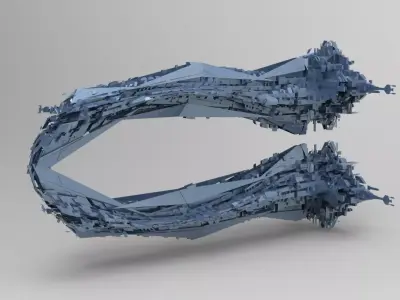 Hydra Drake Claw archway 3D model