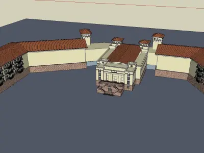 vacation spot-Resort-Fashion Leisure Hotel-0190 3D model