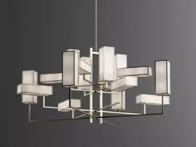 Ceiling light 3D model 16