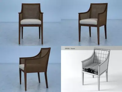Sem smallarmchair 3D model