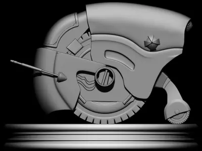 Scifi Robot machine 3d print model 3D print model