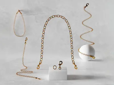 Blender Chain Generator  Free  Free 3D model