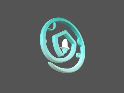 SafeMoon Coin v1 001 Low-poly 3D model