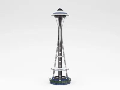 Space Needle 3D model